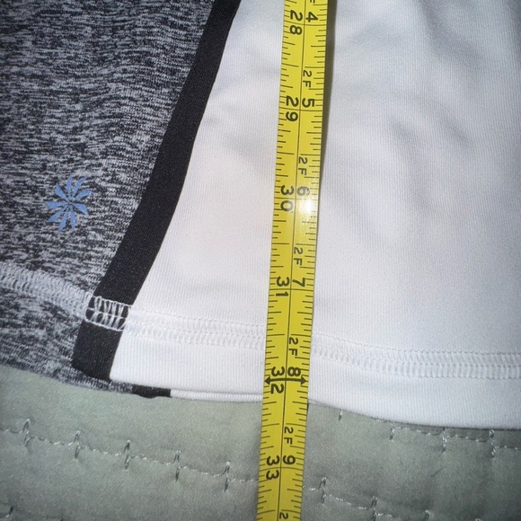 Athleta Running Wild Mesh Back White Heather Gray Tennis Dress Size XS. VGUC - Picture 3 of 12